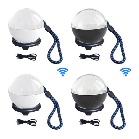 2.7" Memory Sphere Lamp Christmas Clear Ball Video Player 3D Memory Orb Lamp Personalized Uploadable Videos Photos Gifts for Christmas Anniversary