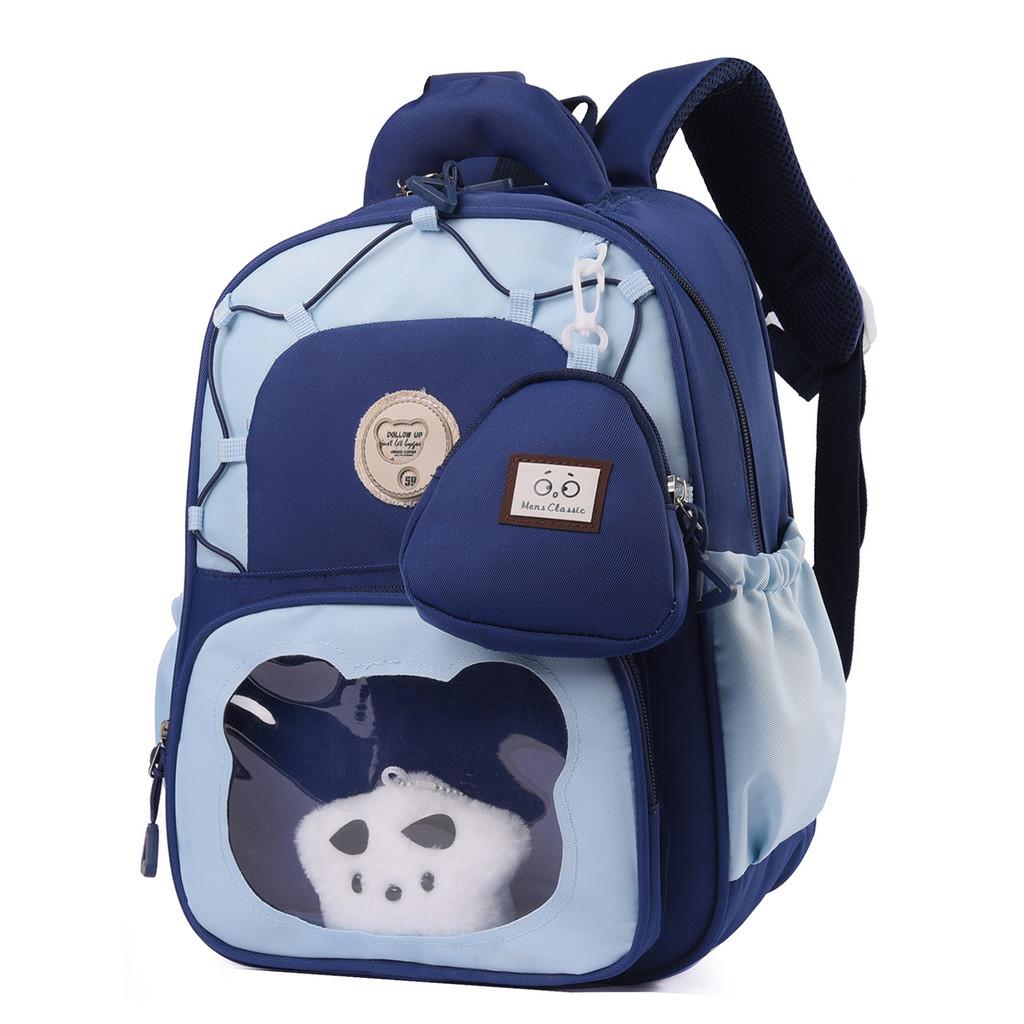 Bag Soft School Polyester Lining Simple Design Middle Class Children Travel Bags