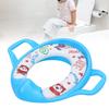Baby Potty Training Seat for Boys Girls Toddler Potty Seat Soft Cushion with Non Slip Base Handles Splashing Guard Blue