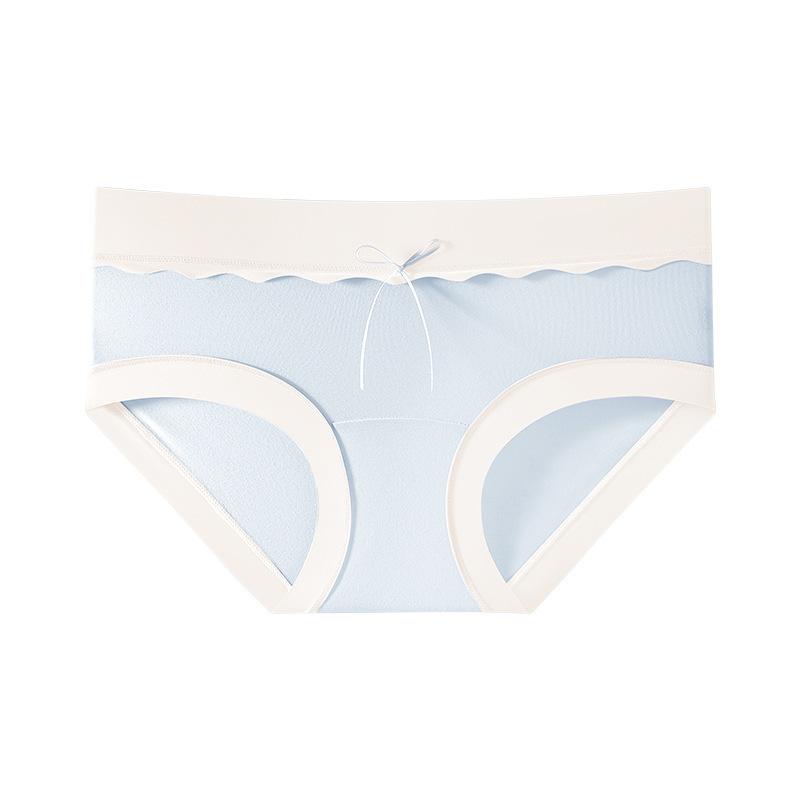 Female Summer 10A Mulberry Silk Antibacterial Crotch Breathable Bag Hip Stretch No Trace Briefs
