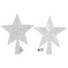 Festive Luminous Star Tree Topper - Transparent Lighted Five-Pointed Star for Christmas Decoration