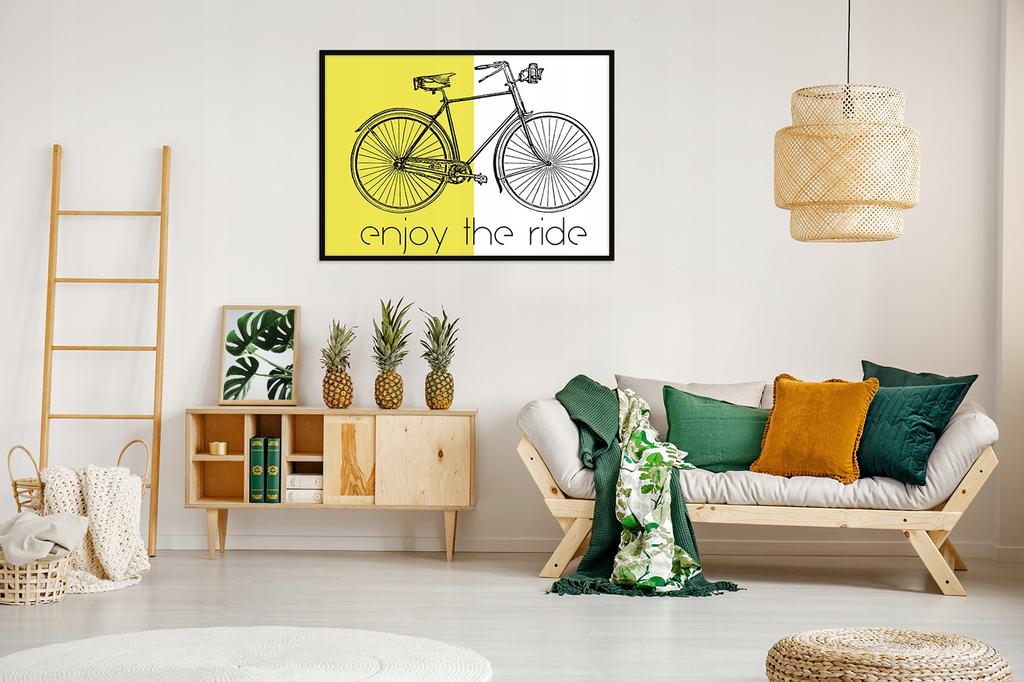 Picture poster In a frame 53x73 cm Bicycle P991