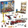LEGO City Downtown Fire Brigade Toy Constructor Set 943 Pcs Red
