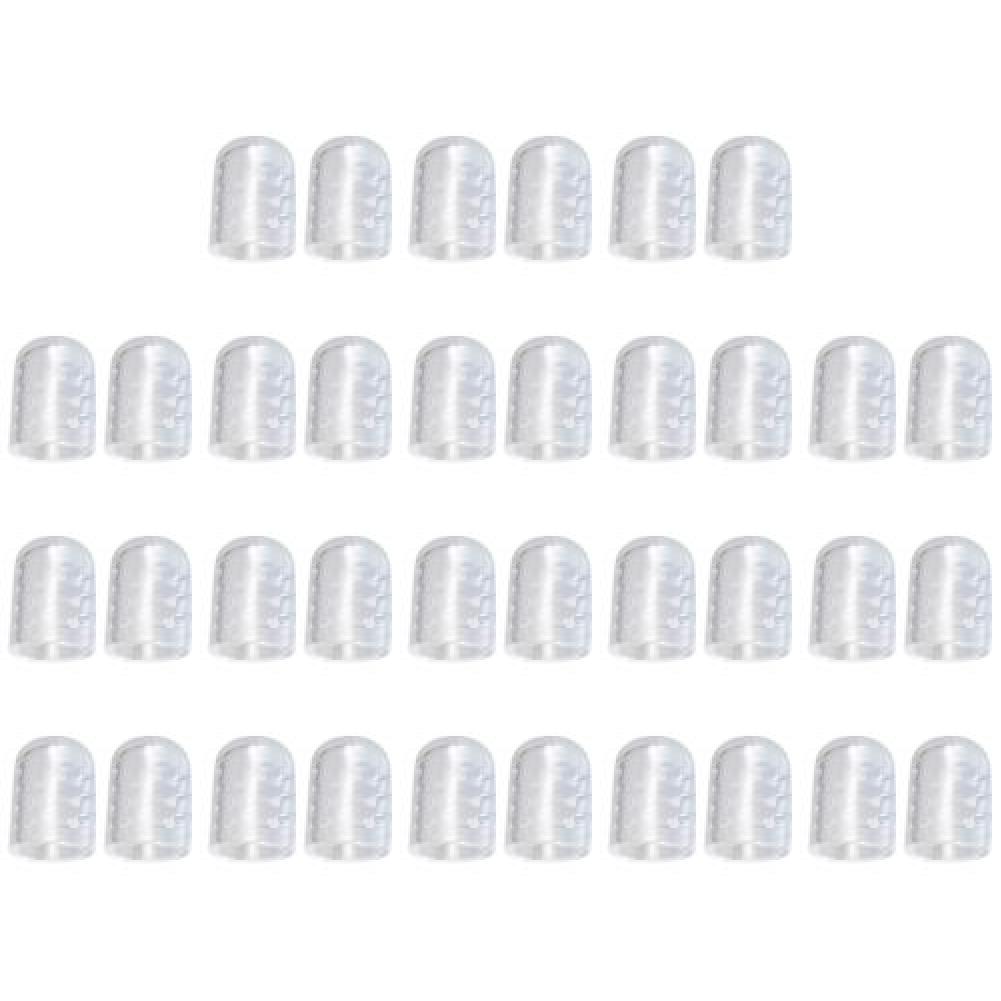 2-100pcs Elasticity Silicone Toe Caps Anti-Friction Breathable Toe Protector Transparent Wear-Resistant Prevents Blisters Covers