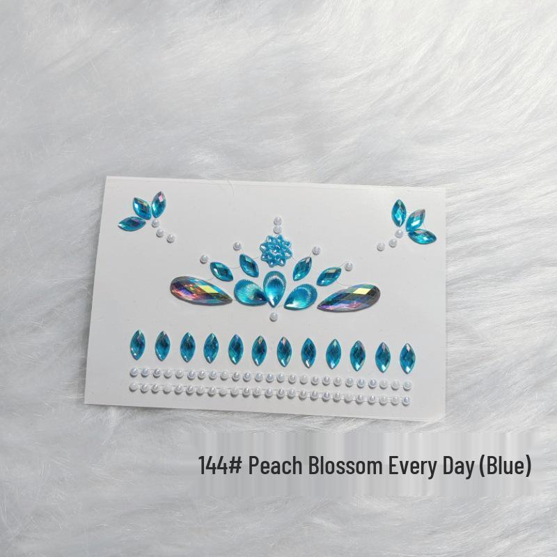 Kids' Rhinestone Eye and Brow Stickers for Makeup and Performances