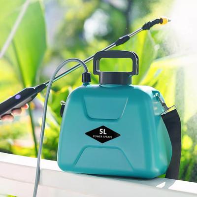 5L Electric Garden Sprayer with Telescopic Rod Electric Weed Sprayer USB Charging Handheld Plant Sprinkler for Garden Lawn Farm