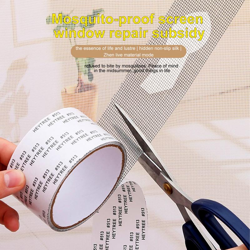 Window Mosquito Net Repair Tape Self-Adhesive Window Screen Repair Patch Strong Anti-mosquito Screen Door Repair Kit