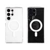 Strong Magnetic For Magsafe Case For Samsung Galaxy S26 S25 Ultra S24 S23 S22 S21 Hybrid Wireless Charging Hard Cover Clear Soft