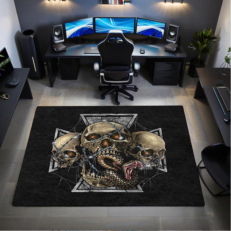 Halloween  Horror Rug - Home Carpet Office Decorative Carpet For Living Room Bedroom Door Mat Floor Rug Computer Chair Area Rug