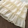 Girls Summer Lace Tank Top And Wide Leg Pants Set Kids Fashionable Two Piece Outfit For Baby