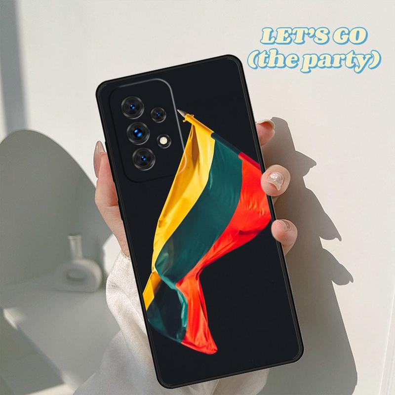 Lithuania Flag Lithuanian Phone Case For Samsung Galaxy A42 A31 A40 A51 A71 A32 A80 A91 A52 A72 A20e A21S A50 A70 A11 A12 Cover