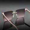 Minimalist Fashion Trendy Frameless Sunglasses - Ultra-Lightweight Design - Ideal For Fashion Lovers Perfect For Or Daily Wear
