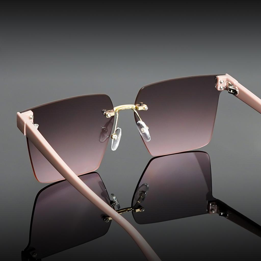 Minimalist Fashion Trendy Frameless Sunglasses - Ultra-Lightweight Design - Ideal For Fashion Lovers Perfect For Or Daily Wear