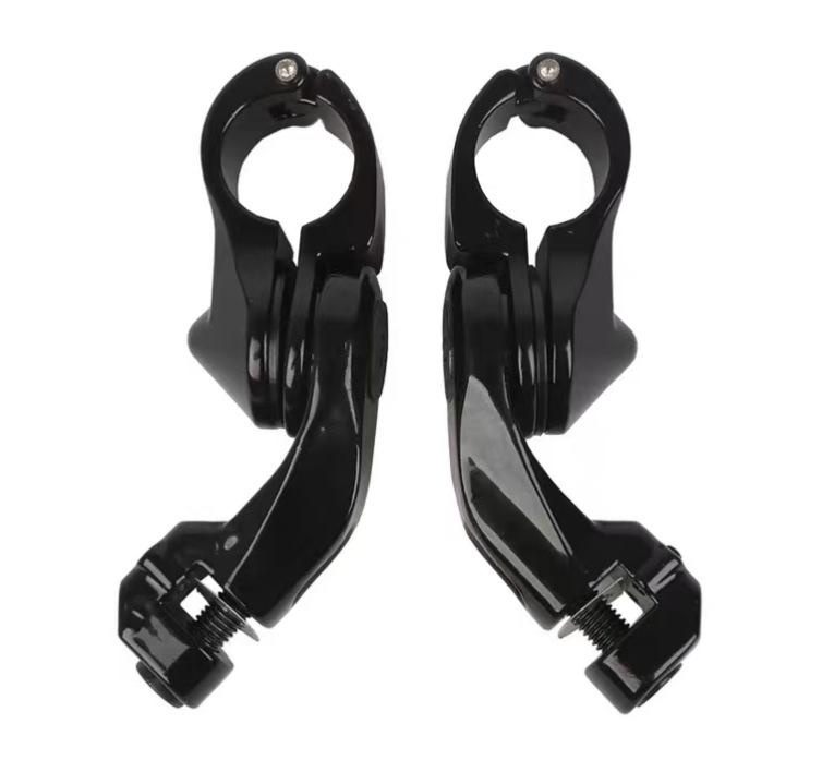 

Harley Glide Double Lights Guard Bar Footrest for Fat Boy, Road King & Street Modifications