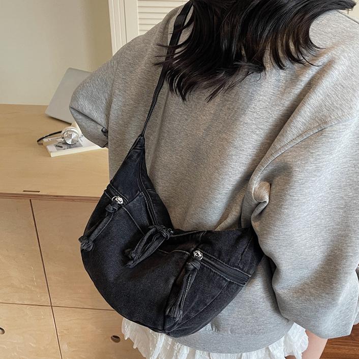 Denim Shoulder Bag Women's Tote Crossbody Bag