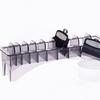 Electric Hair Clipper Storage Box with Adjustable Compartments (8 & 10 Card Capacity)