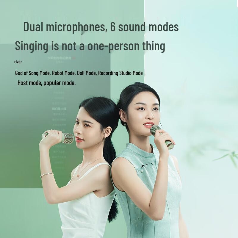 Divoom Portable KTV Bluetooth Speaker with Dual Microphones CN plug (adapter included)