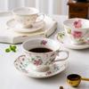 British foreign trade export ceramic coffee  household breakfast afternoon tea set flower tea  good-looking cup set