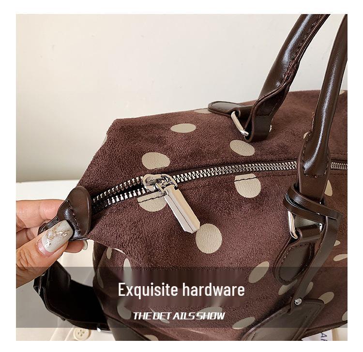 Women's Polka Dot Crossbody Bucket Bag - Summer Casual Fashion 2026