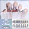 Nail Sticker Waterproof No-bake Gel Nail Polish Film Full Sticker Korean Multi-color Scallion Powder Nail Sticker Nail Sticker