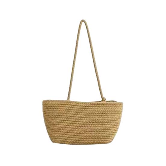 Rope Woven Storage Basket Boho Foldable Washable Hanging Baskets Multi-Tier Wall Mounted Organizer for Kitchen Produce Nursery Decor