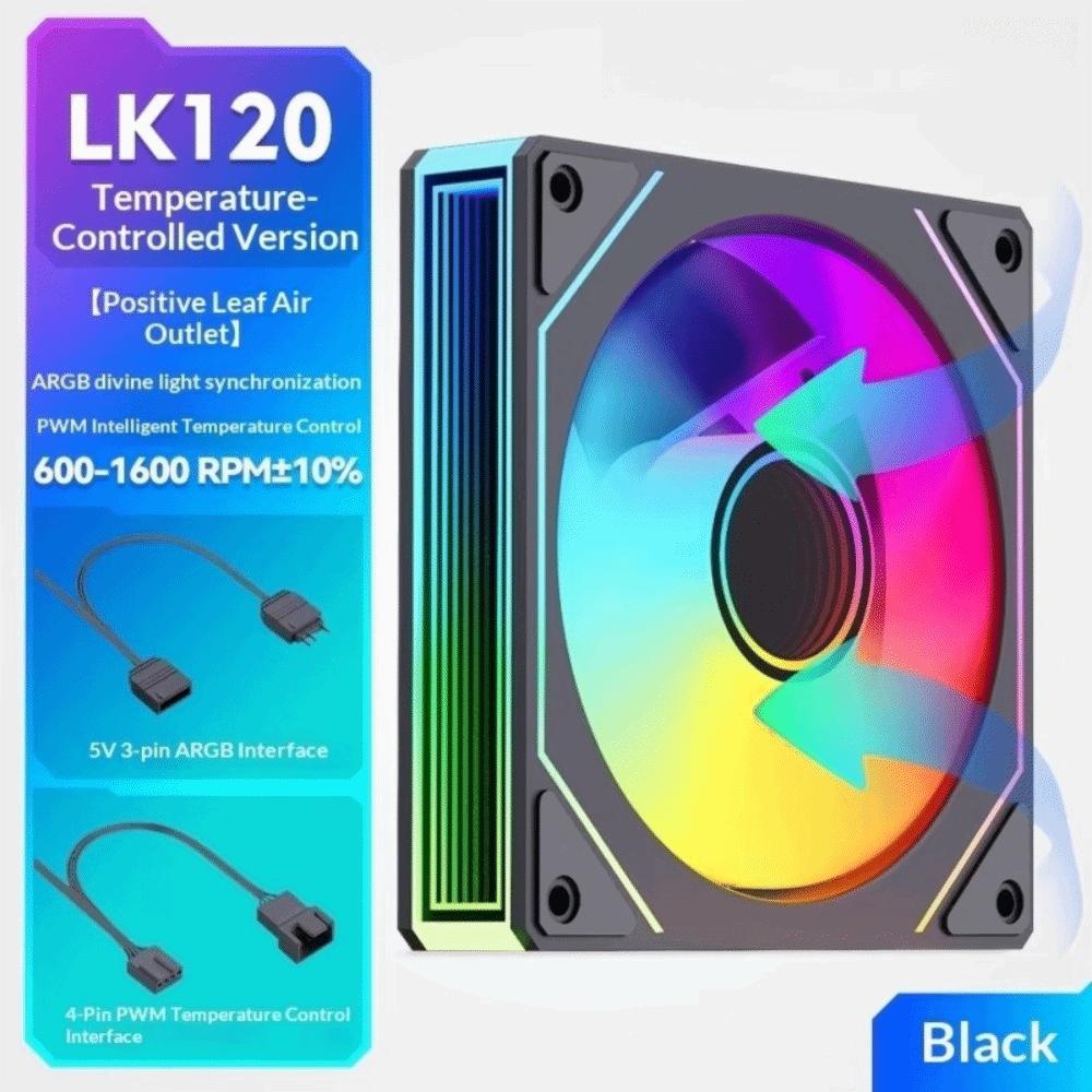 ARGB PC Case Fan PWM Computer Fan Silent Computer Cooling Fan Desktop PC