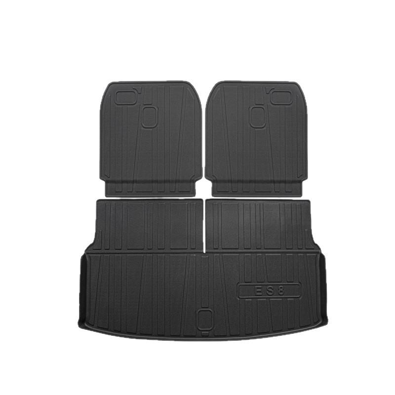 Compatible Nio ES8 Trunk Mat & Backrest Cushion - Anti-scratch, Wear-resistant Special TPE for 26 Models