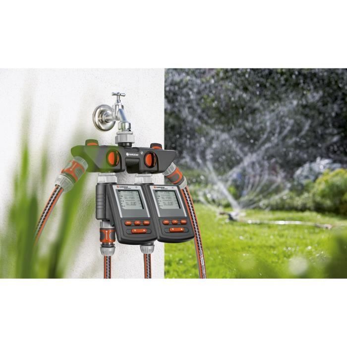 GARDENA 4-way Watering Selector - Model 8194-20 - Single Connection - 5 Year Warranty