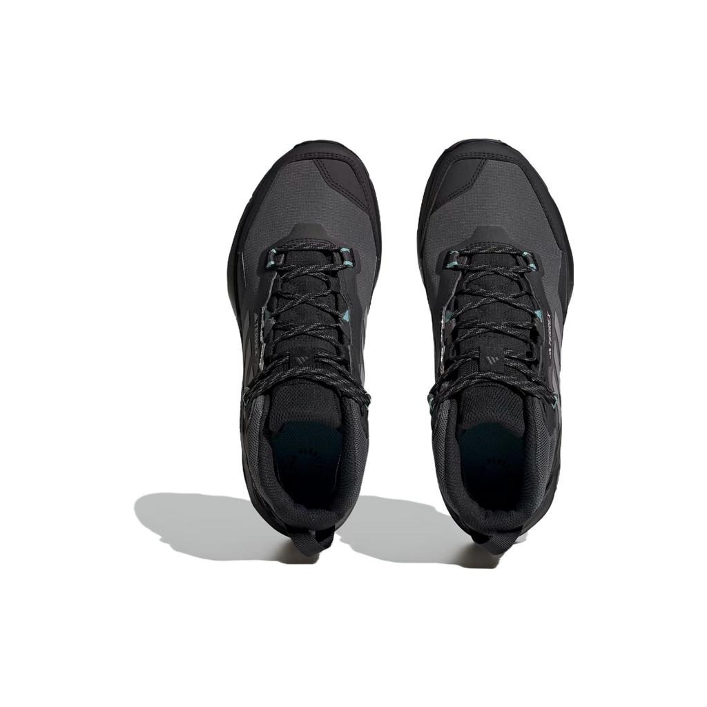 Adidas Terrex AX4 Mid Gore-Tex Core Black Grey Mint Ton (Womens) Women Sneakers Grey-Three HQ1049