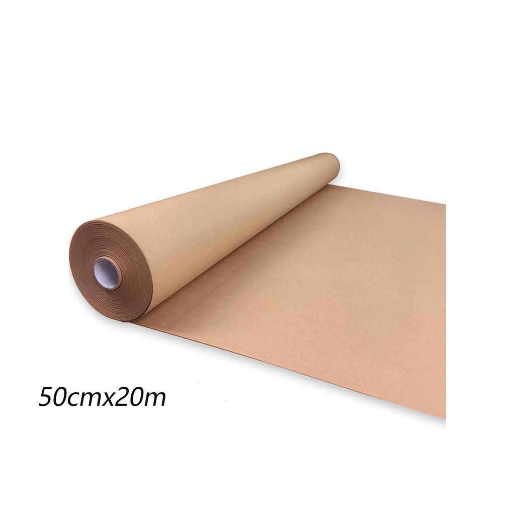 Brown Kraft Paper 50cmx3m/5m/10m/20m Ideal for Gift Wrapping, Art, Crafts, Postal, Packaging, Transportation, Floor Protection,