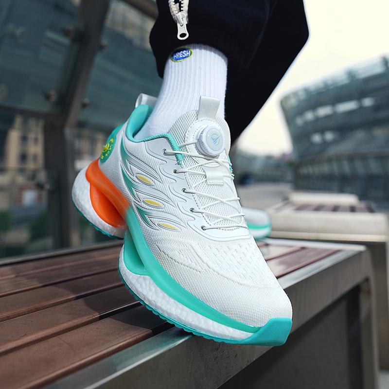 New high quality student mesh sports shoes Fashion breathable running shoes youth leisure popcorn men's shoes