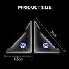 Valve Stems Caps Car Sticker For VW Volkswagen Jetta MK5 Golf 2Pcs Transparent Car Door Corner Cover Anti-Scratch Protection Sti Ry3