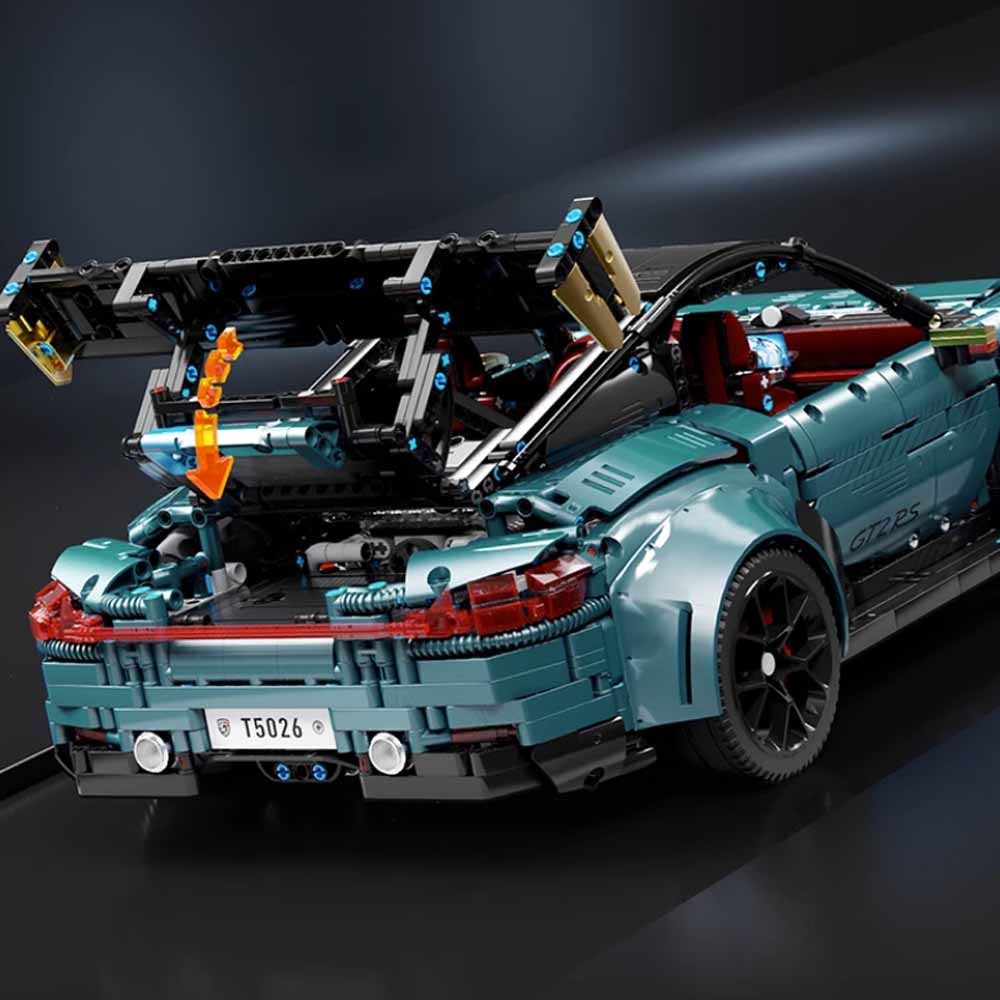 3389PCS Compatible MOC T5026 Model High Tech Sport Super Racing Car Toy Set Building Block Brick Boy Children Kid Christmas Gift