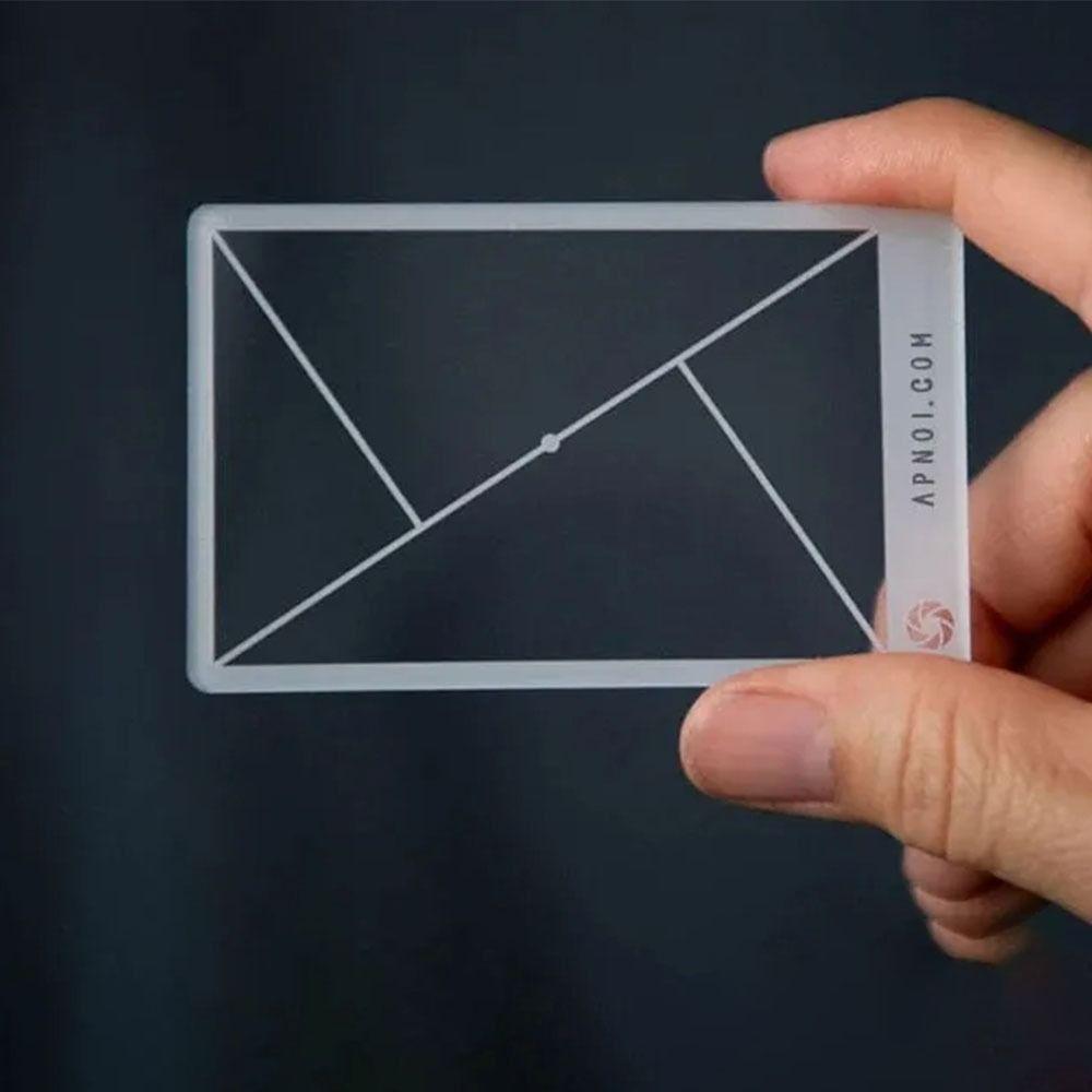 Gifts Acrylic Viewfinder Ruler Portable Multifunction Fibonacci Composition View Finder Transparent Composition Tools