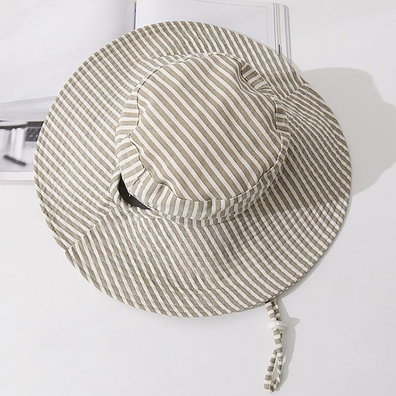 

WTEMPO Wome s Spring Summer Striped Polka Dot Fruit Print Double-Sided Outdoor Sunshade Fisherman Hats Suitable for Outdoor Vacations Beach Travel 1pc светло-серый