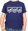Manger Dormir Nager - T-shirt Enfant - Nageur Natation Crawl Eau Équipement