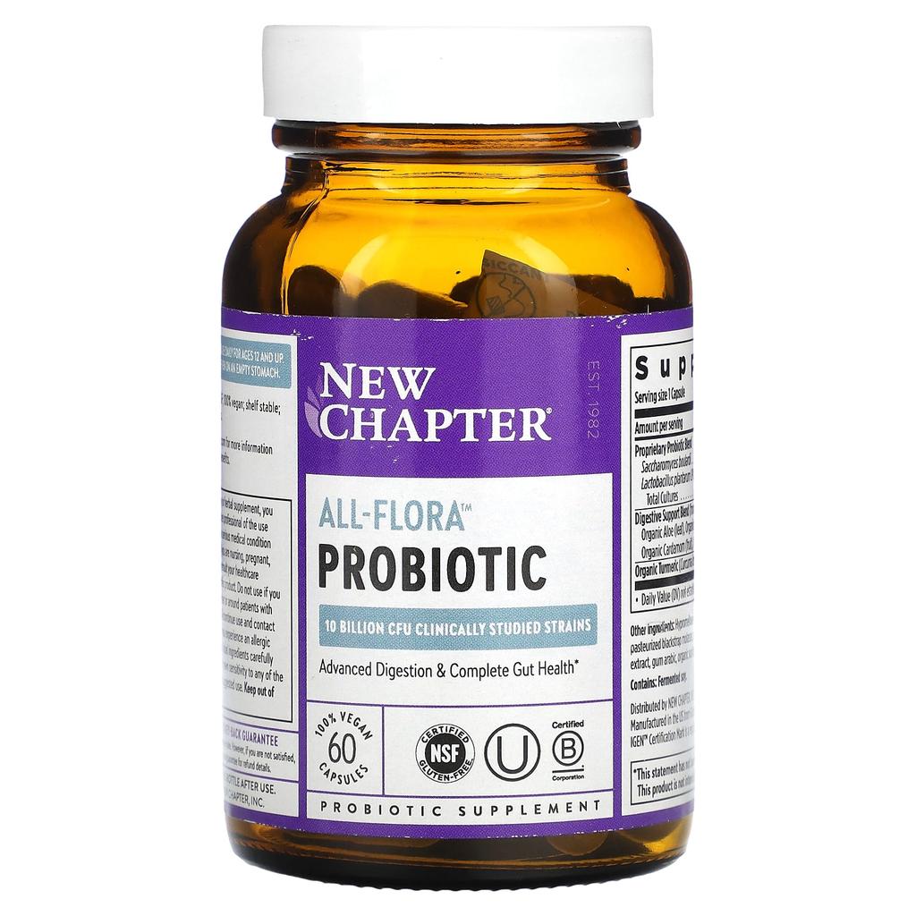 All-Flora Probiotic, 10 Billion CFU, 60 Veggie Caps