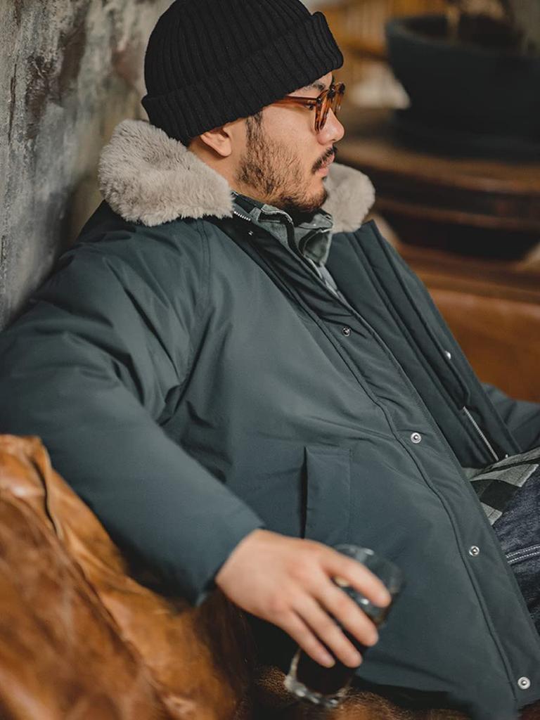 NORMEN US Navy Deck Jacket Military Jacket Jacket Winter Navy [NNNORMEN] U.S.NAVY N-1 (BLUE,S)