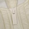 Woolrich WJOU0103 Ivory Quilted Ribbed Color Padded Coat Coat S IvoryUsed