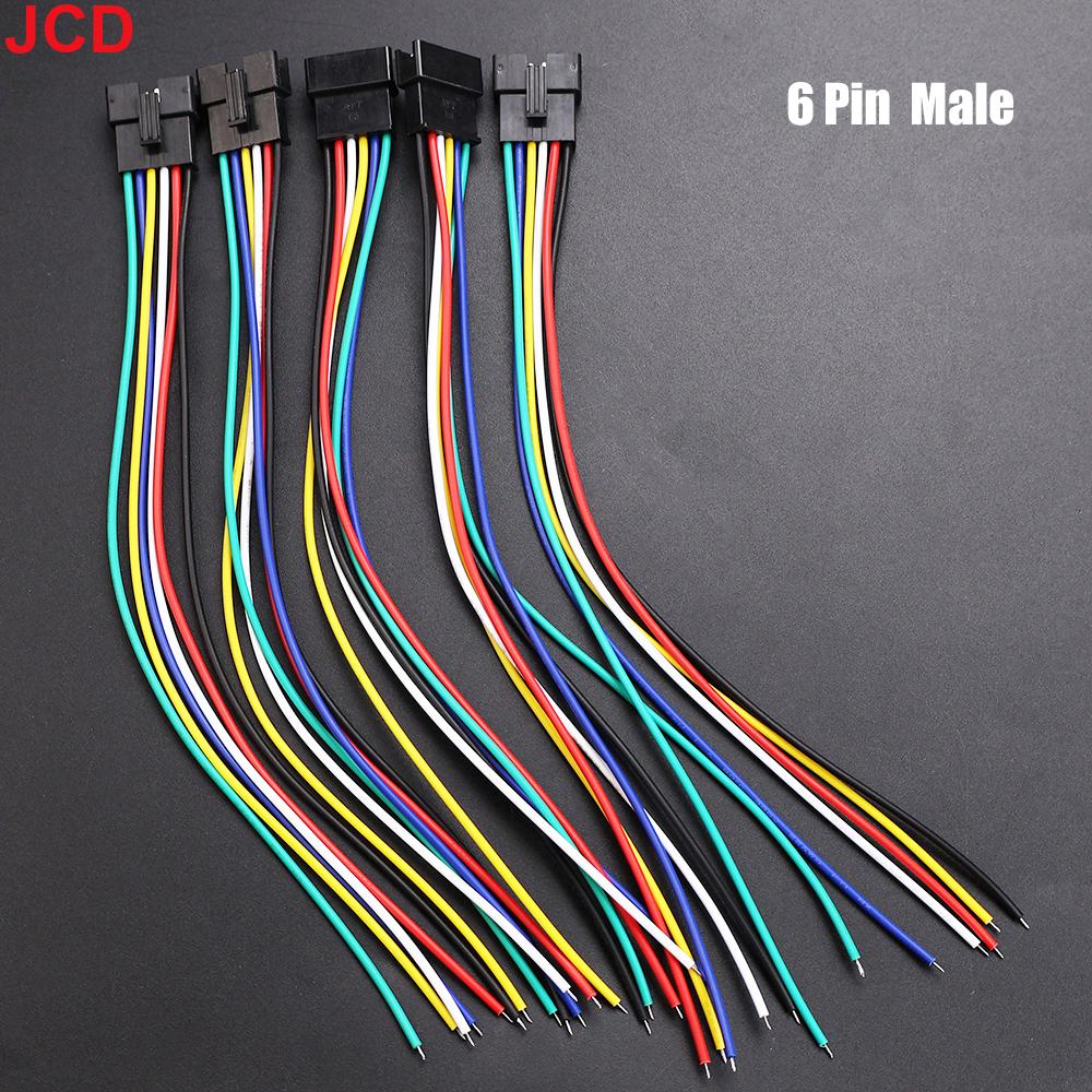 2 3 4 5 6-Pin LED-Streifen JST SM Stecker Buchse oder Stecker Adapterstecker JST Stecker Klemme mit 15CM 22AWG Draht für Lichtleiste