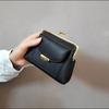 PU Leder Mini Schloss Clip Münzbörse Litschi Muster Kleine Artikeltasche Kussverschluss Leder Geldbörse Geschenk