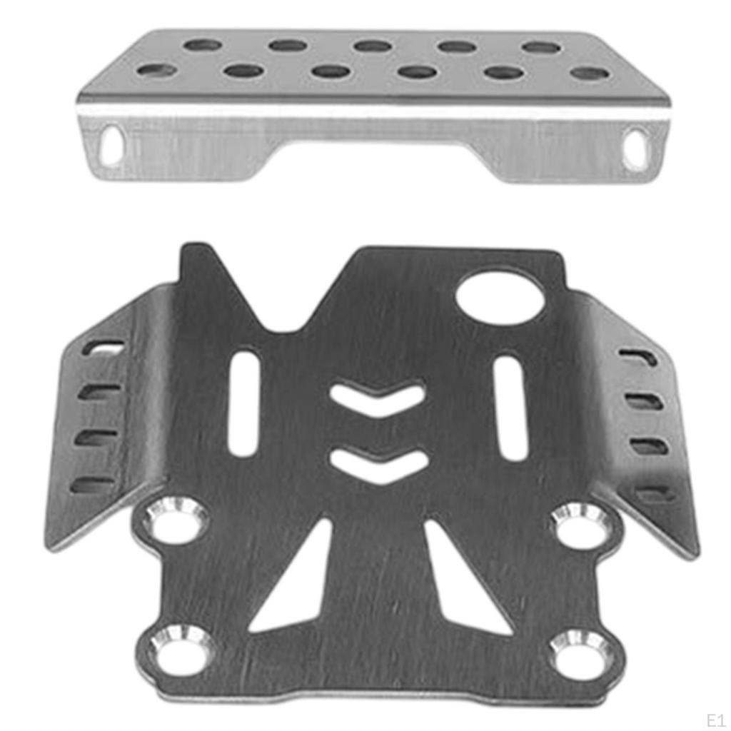 RC Car Chassis Skid Plate Axle Guard Protector Remote Control Spare Parts Set 1/12