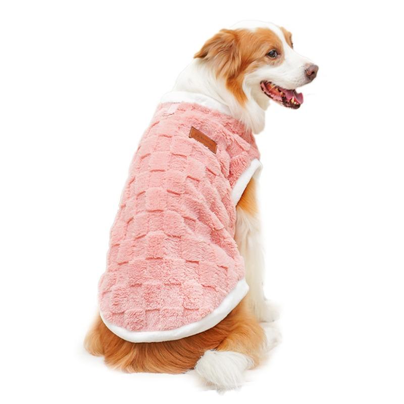 New Autumn and Winter Pet Clothing Dog Clothes Plush New Cat Clothing, Golden Retriever Big Dog and Cat
