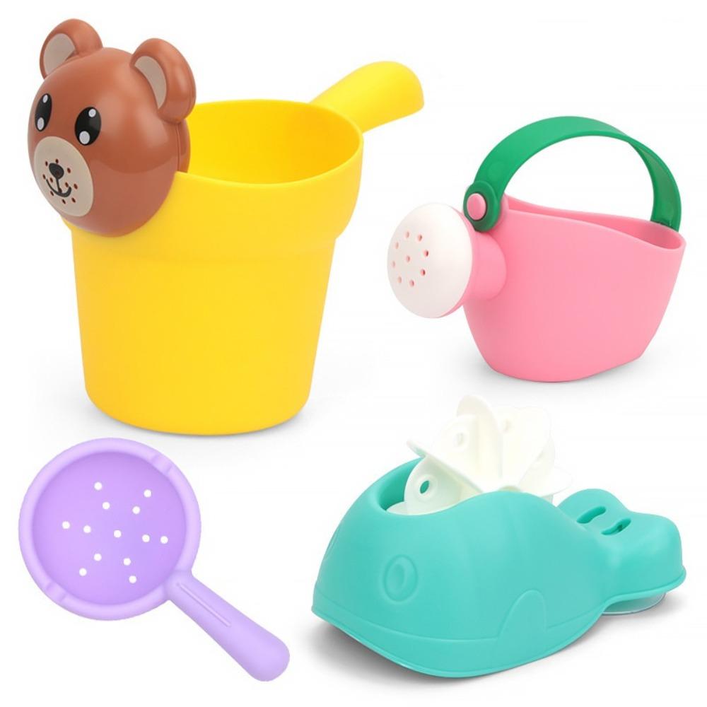 Sand Playing Baby Bath Toys Duck Bear Shape Water Play Toys Kids Shower Toys  Swimming