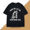 Let me be a quiet raccoon T-shirt for womenJapanese-style manga raccoon trash panda T-shirt for womens tops