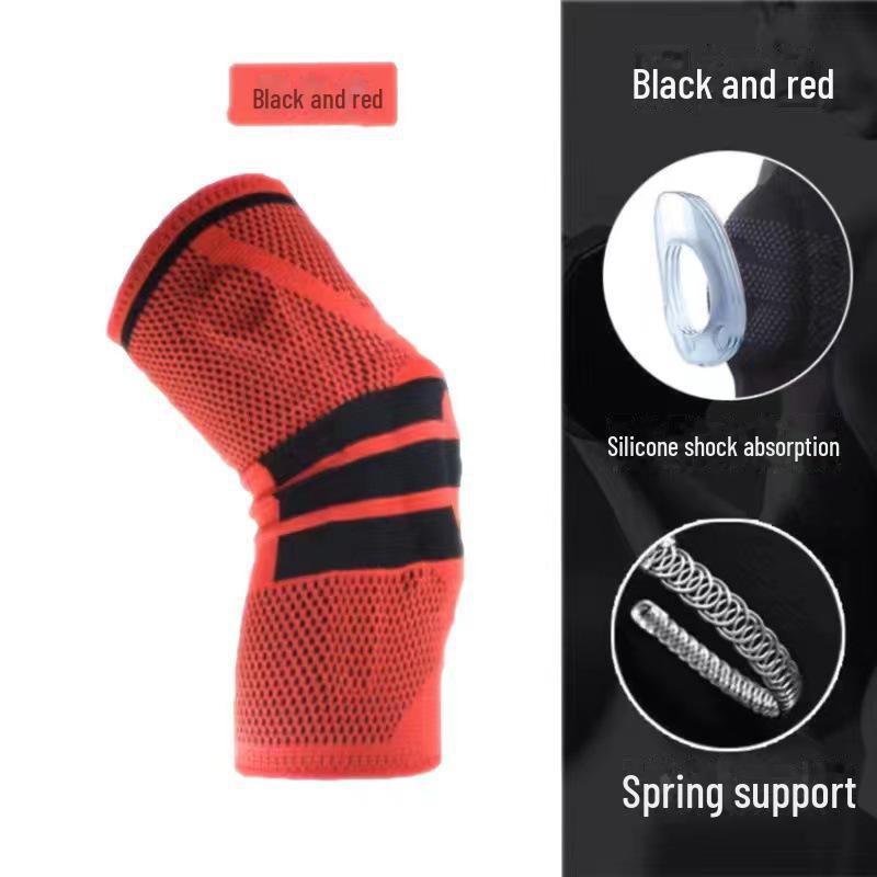 Cycling Silicone Anti-Collision Knee Pads for Mountain Climbing, Running, and Outdoor Sports
