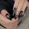 Chrome Hearts Cross Pendant Nail Art: Star, Moon, Butterfly Wearable Nail Drill Accessories