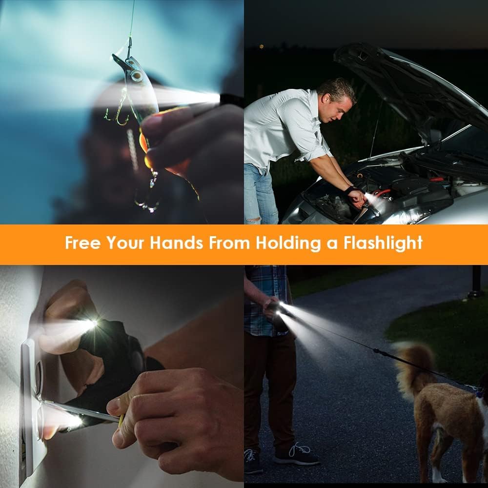 Finger Lamp Fingerless Glove LED Flashlight Waterproof Torch Outdoor Fishing Camping Hiking Survival Rescue Repair Lighting Tool