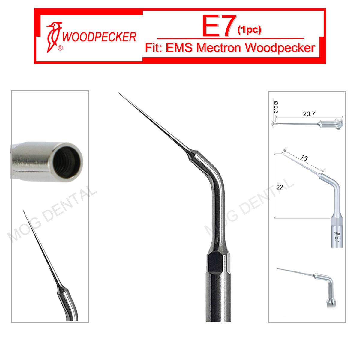 

Кінчики для ультразвукового пародонтального скейлера Woodpecker Стоматологічні інструменти Ендодонтія кореневих каналів Серія E Підходять для наконечника скейлера Ems Uds