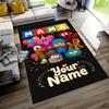 Pocoyo Personalized Name Area Rug Design for Dining Room Dormitory Playrooms Balcony Anti-slip Rug Office Home Decor Perfect Gift for Women Men